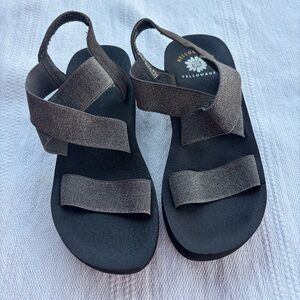 Yellow Box Bunkie sandals size 6.5